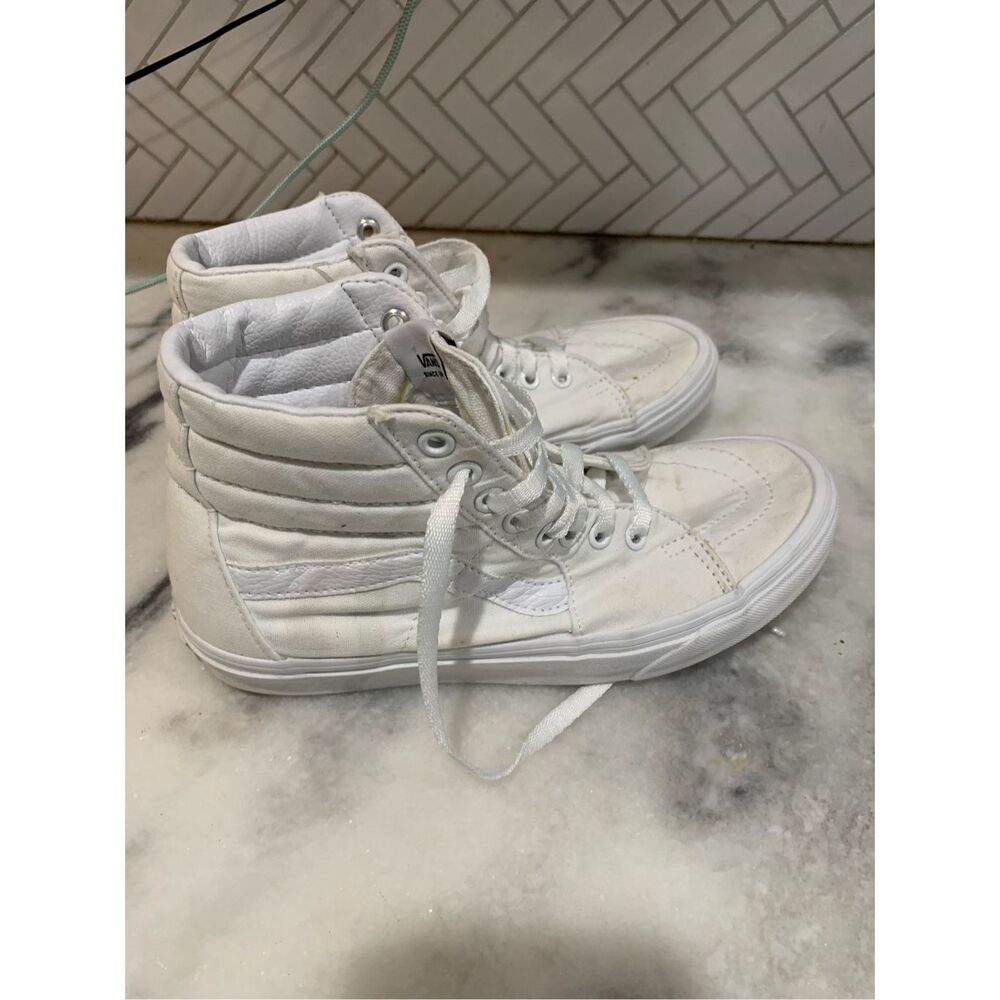 Vans CANVAS SK8-HI SHOE True white M6.5 W8